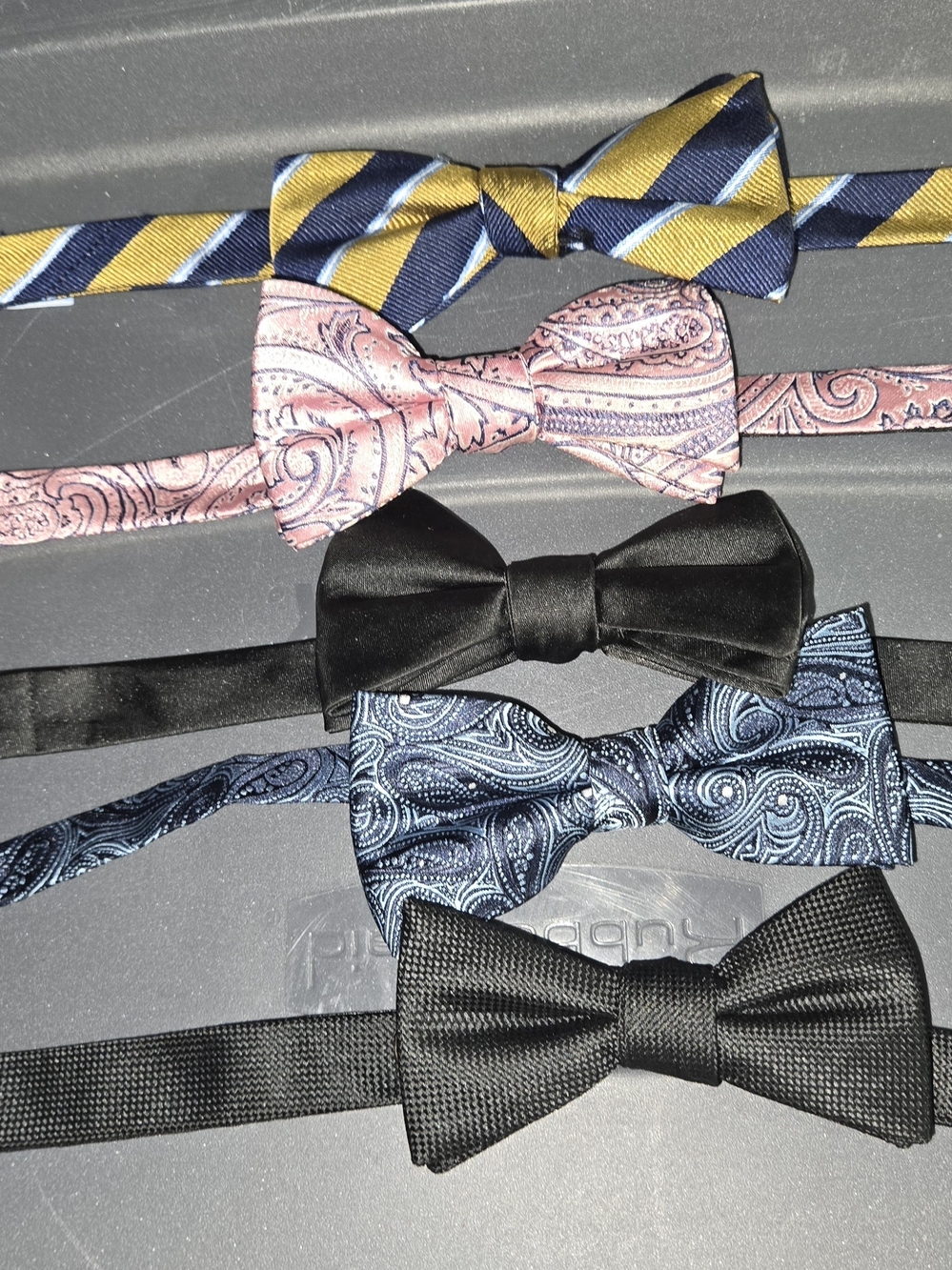 EUC 5 Classic Men's Silk Bow Ties - Versatile Formal Accessory - OBO
